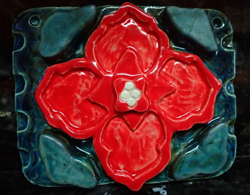 The Red Flower Tile